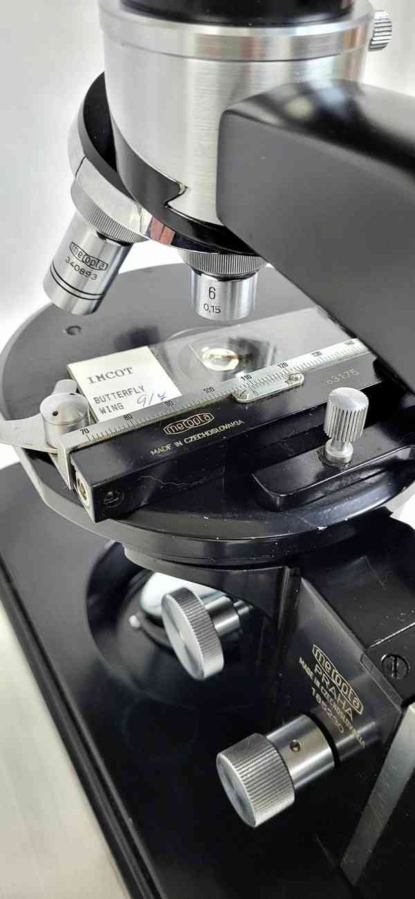 Prodám osvědčený český cestovní mikroskop MEOPTA BC 28 SV - foto 6