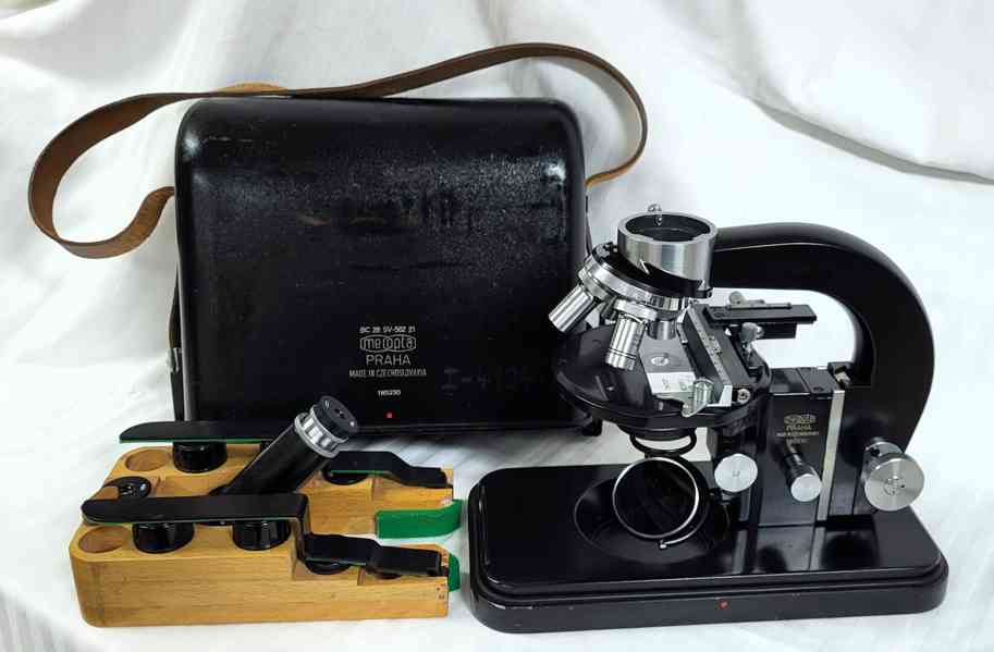 Prodám osvědčený český cestovní mikroskop MEOPTA BC 28 SV - foto 9