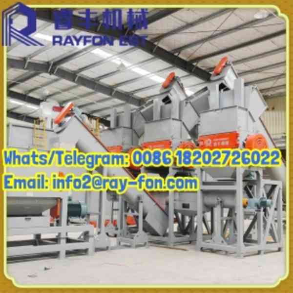 Automatic Plastic Shredder Washing Recycling System - foto 4