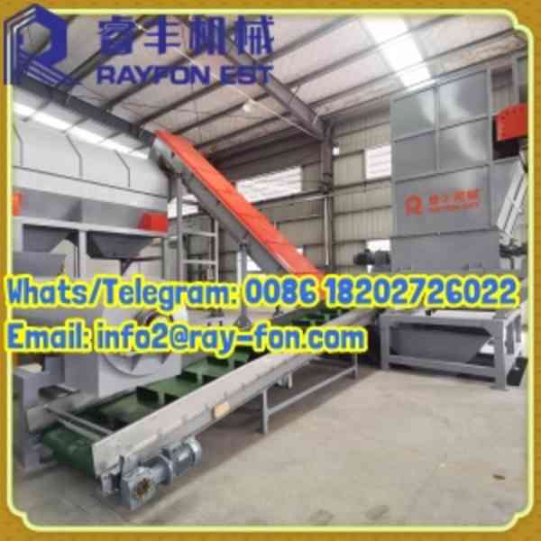 Automatic Plastic Shredder Washing Recycling System - foto 3