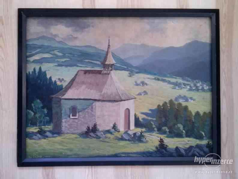 Horská krajina s kaplí (Šašek Mirko) - foto 1