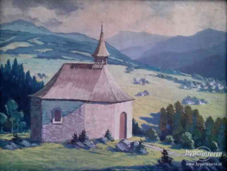 Horská krajina s kaplí (Šašek Mirko) - foto 2