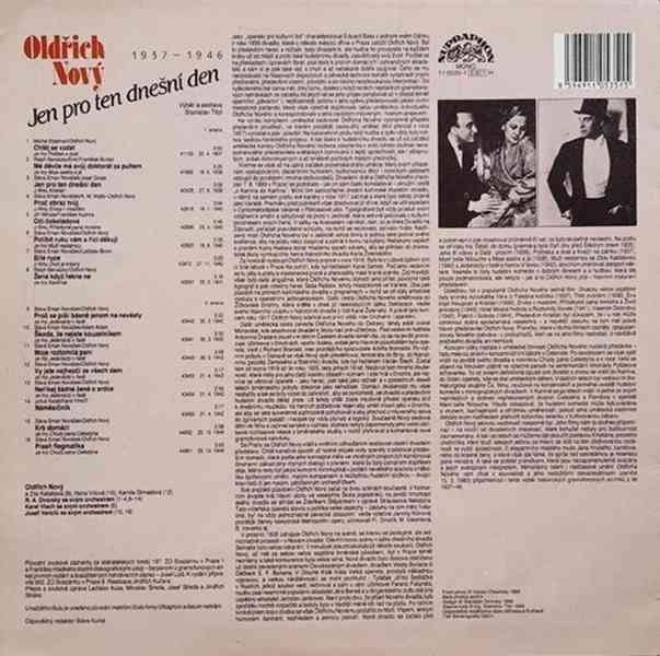 Oldřich Nový – Jen pro ten dnešní den (1937 - 1946) (LP) - foto 2