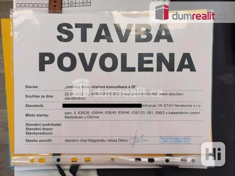 Prodej stavebního pozemku k výstavbě domu, Martiněves, Jílové u Děčína - foto 20