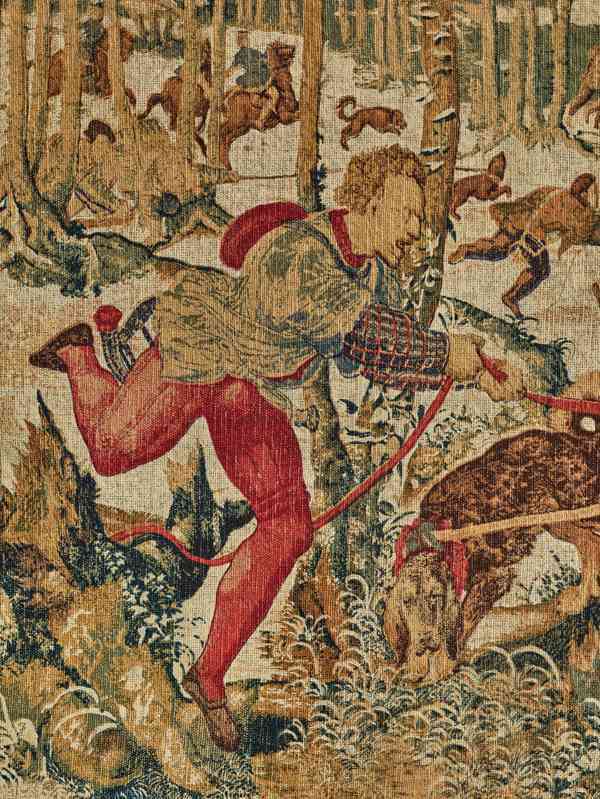 Gobelín / tapiserie s loveckým motivem 123 X 182 cm - foto 2