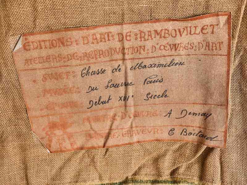 Gobelín / tapiserie s loveckým motivem 123 X 182 cm - foto 8