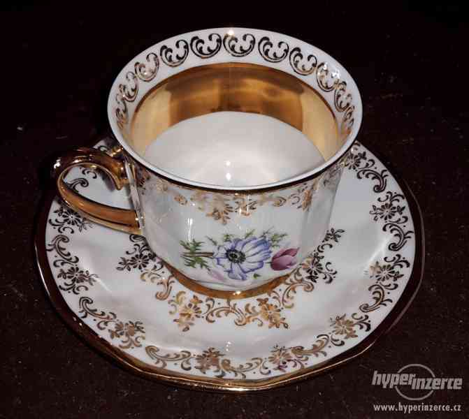 český porcelánový šálek s podšálkem - foto 1