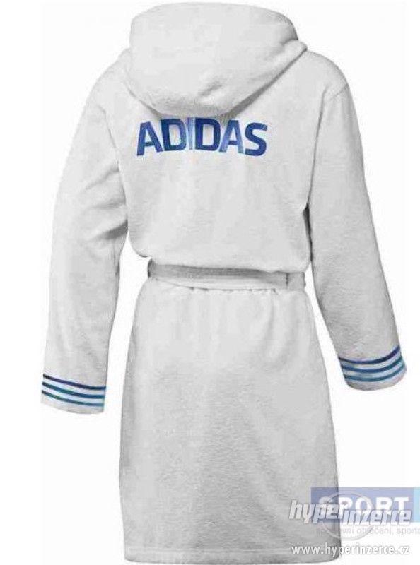 Úplně nový značkový župan Adidas - bílý ( vel. M + L + XL ) - foto 2