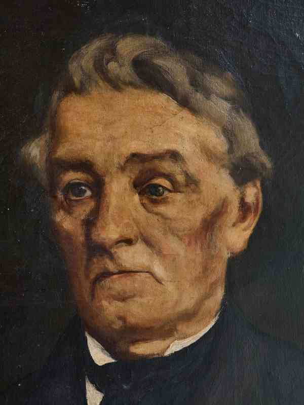 Dvojice historických portrétních maleb 19. století  - foto 2