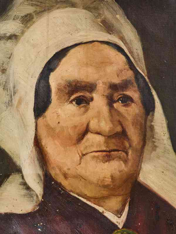 Dvojice historických portrétních maleb 19. století  - foto 8