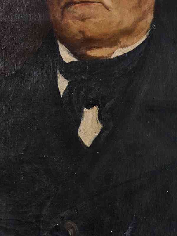 Dvojice historických portrétních maleb 19. století  - foto 3