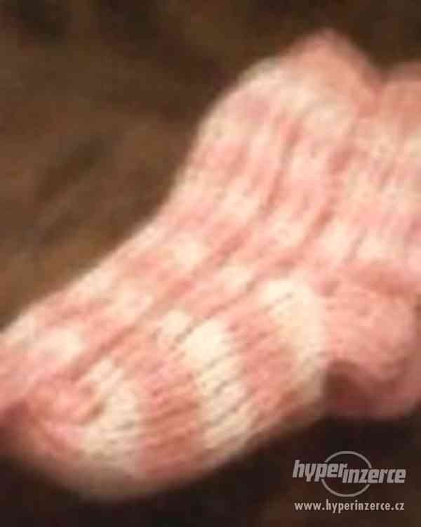 Ručně pletené ponožky - foto 3