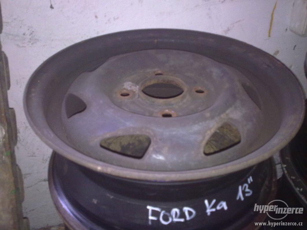 Plechové disky original Ford Ka 13 - sada 4 ks - top cena - foto 1