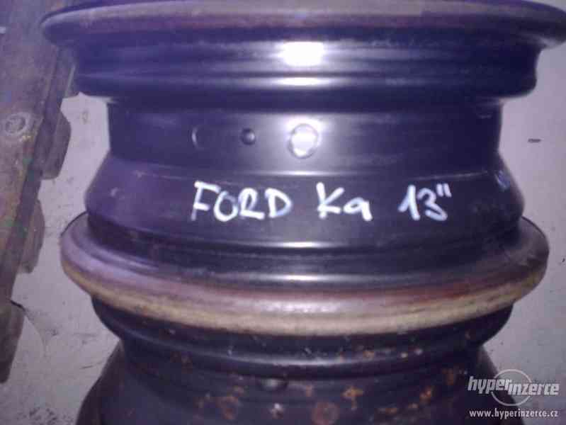 Plechové disky original Ford Ka 13 - sada 4 ks - top cena - foto 3