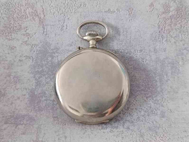 Obrovské kapesní hodinky - 66mm, 180g, centralní ručička - foto 14