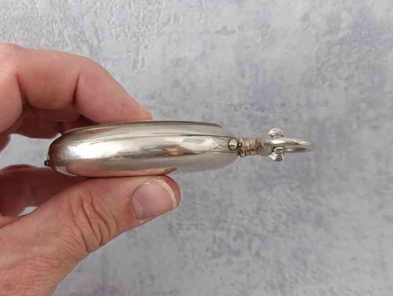 Obrovské kapesní hodinky - 66mm, 180g, centralní ručička - foto 11