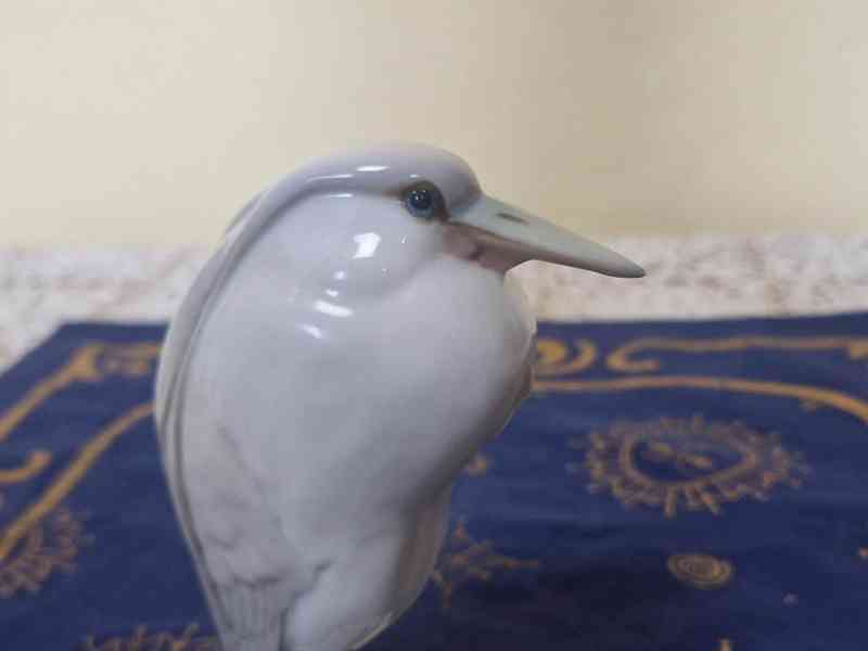 Vzácná porcelánová soška Pták Volavka Rosenthal - foto 4