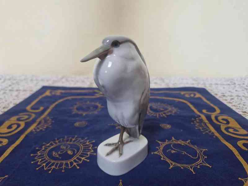 Vzácná porcelánová soška Pták Volavka Rosenthal - foto 2