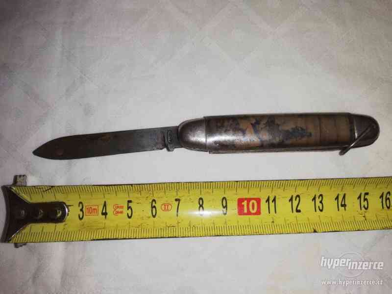 Kovový nožík s perletí - zn. MIKOV CZECHOSLOVAKIA - foto 1