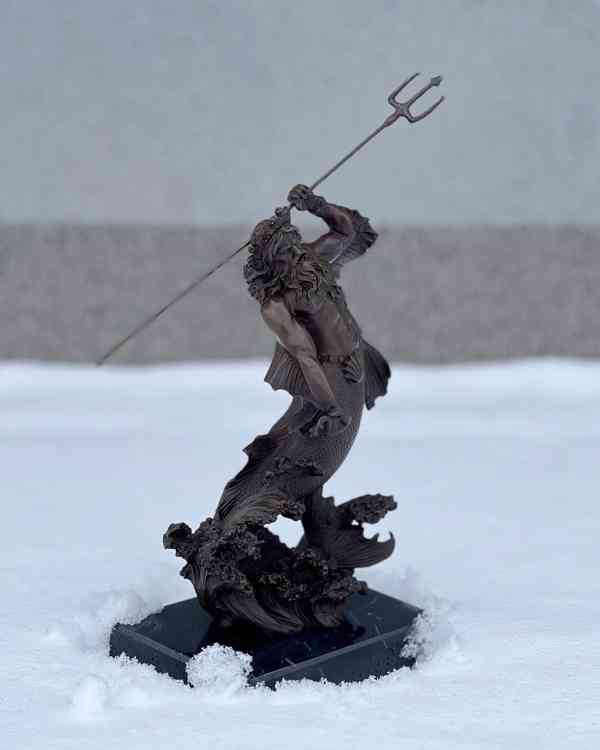 Bronzová socha soška - Poseidon - foto 6