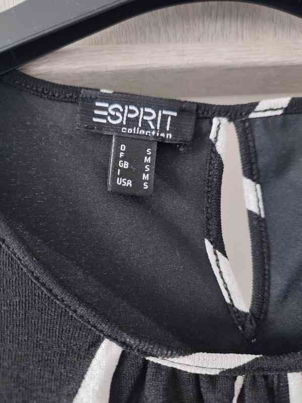 Esprit šaty černobílá kombinace vel. S - foto 2