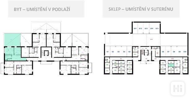 Prodej bytu 2+kk 50 m2 s terasou 46 m2 - Rousínov - 02 - 1.01/S7 - foto 5