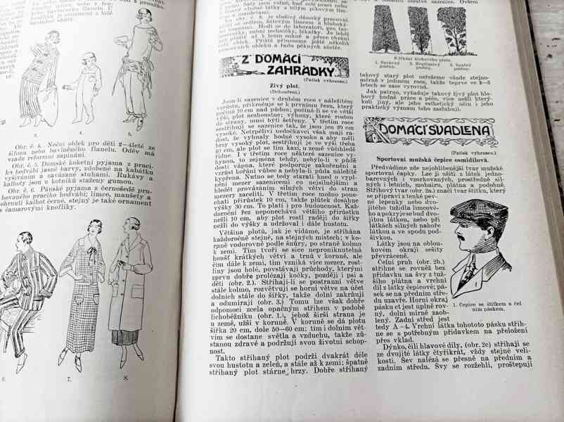 Časopisy Šťastný domov, dva kompletní ročníky 1923 a 1924   - foto 14