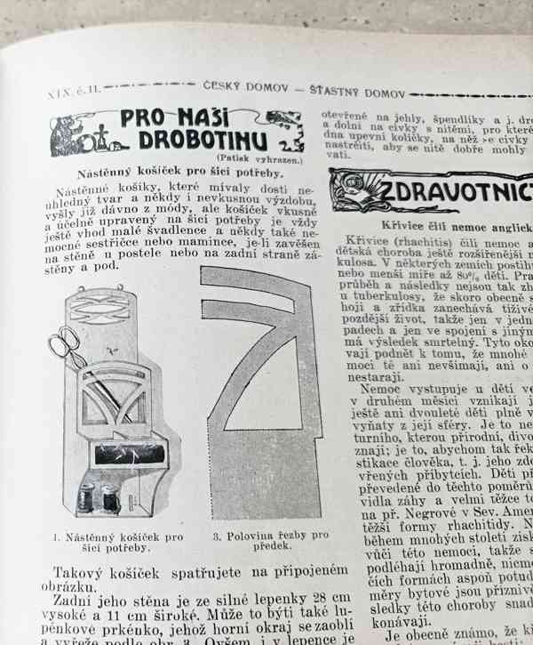 Časopisy Šťastný domov, dva kompletní ročníky 1923 a 1924   - foto 13