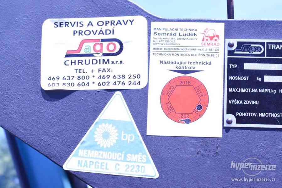 Transporta - manipulační vozík s bočním ložením - foto 11