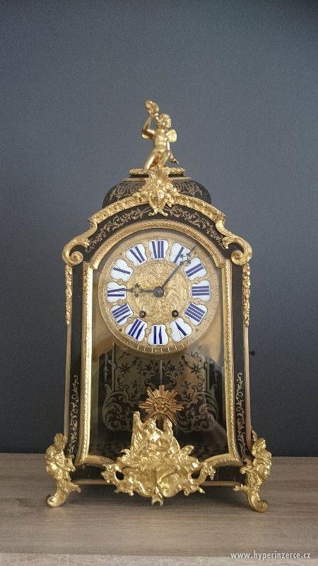 Francúzske hodiny BOULLE Jouffroy 19. stor. - foto 1
