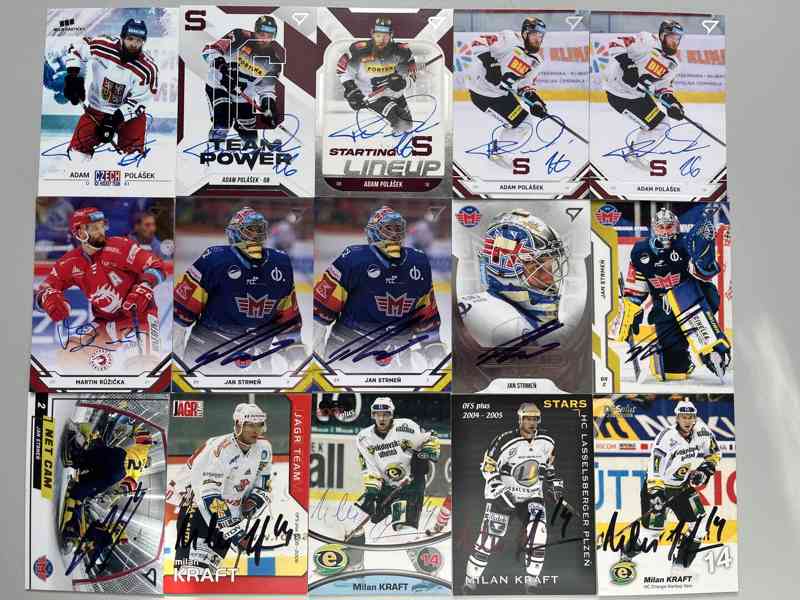 Podepsané hokejové karty - foto 122