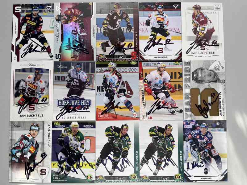 Podepsané hokejové karty - foto 120