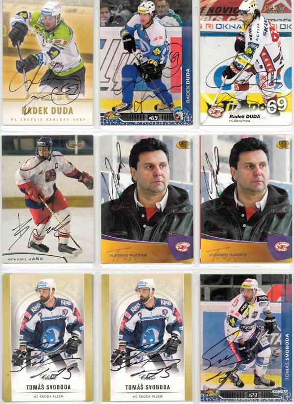 Podepsané hokejové karty - foto 65