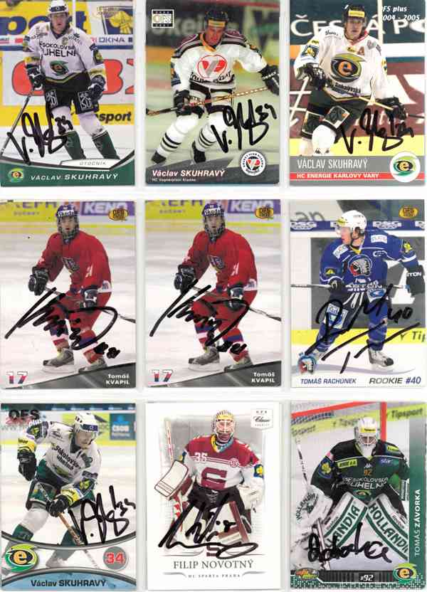 Podepsané hokejové karty - foto 88