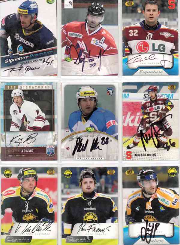 Podepsané hokejové karty - foto 55