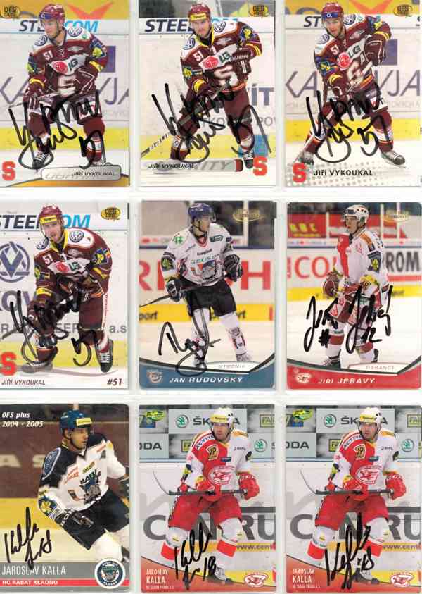 Podepsané hokejové karty - foto 104