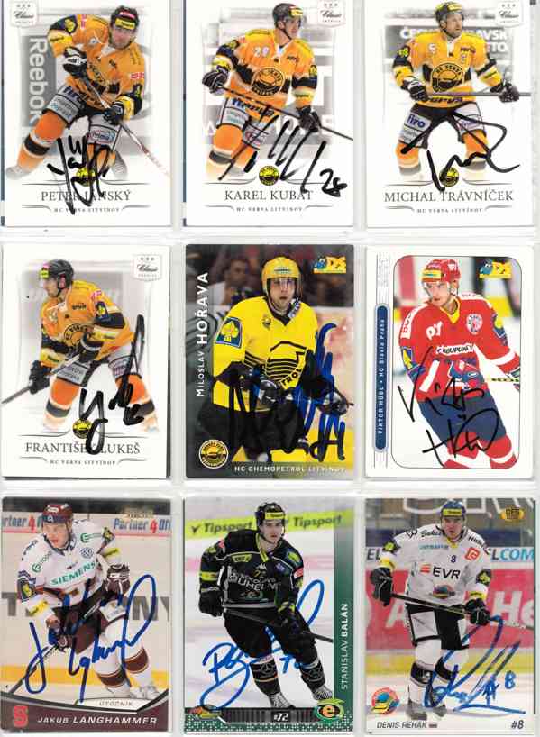 Podepsané hokejové karty - foto 80