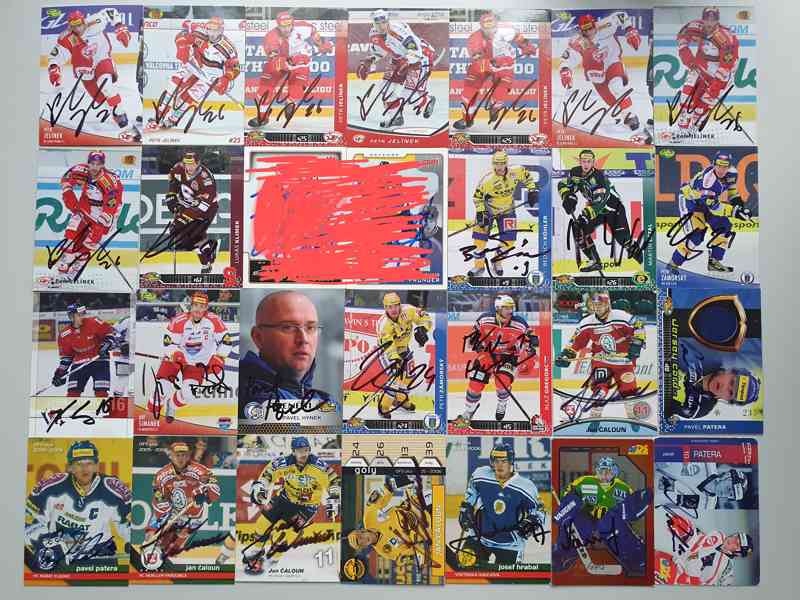 Podepsané hokejové karty - foto 131