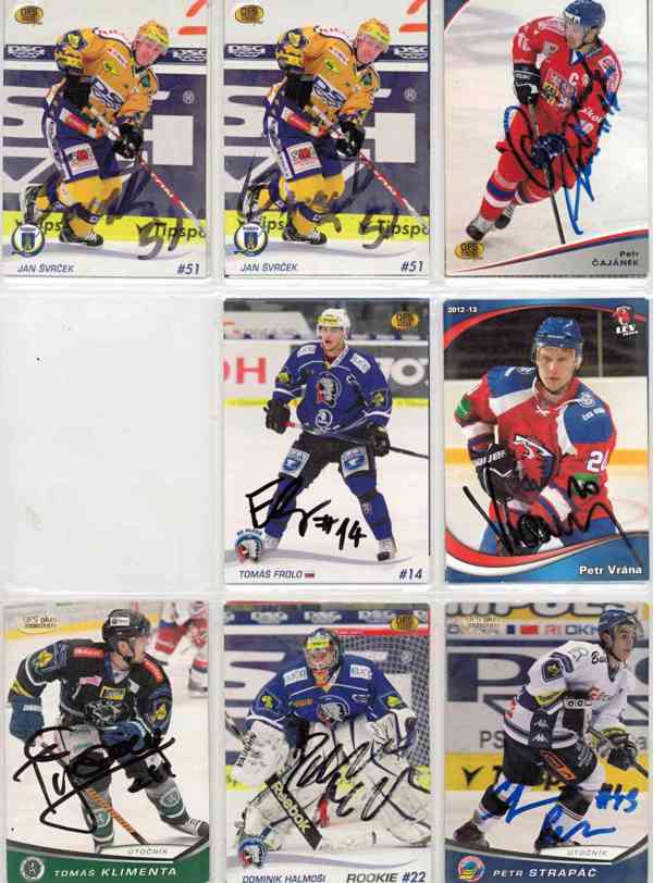 Podepsané hokejové karty - foto 44
