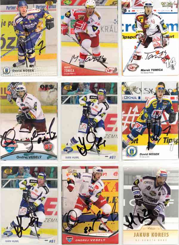 Podepsané hokejové karty - foto 99