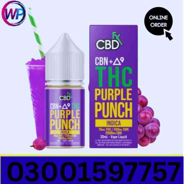 Delta-9 THC Vape Juice Purple Punch  In Pakistan 03001597757