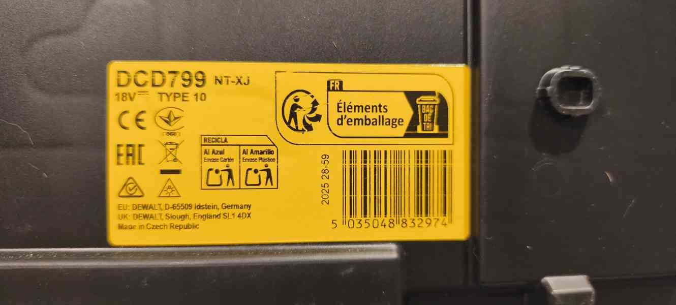 DeWALT DCD 799  - foto 10