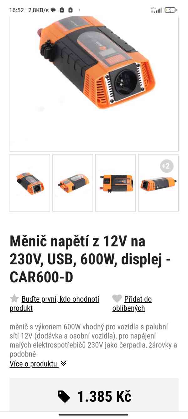 Subwoofer, zesilovač a měnič napětí  - foto 2