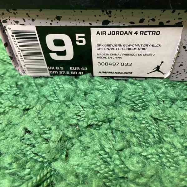 Prodam Nike Air Jordan 4 Retro Green Glow - foto 5