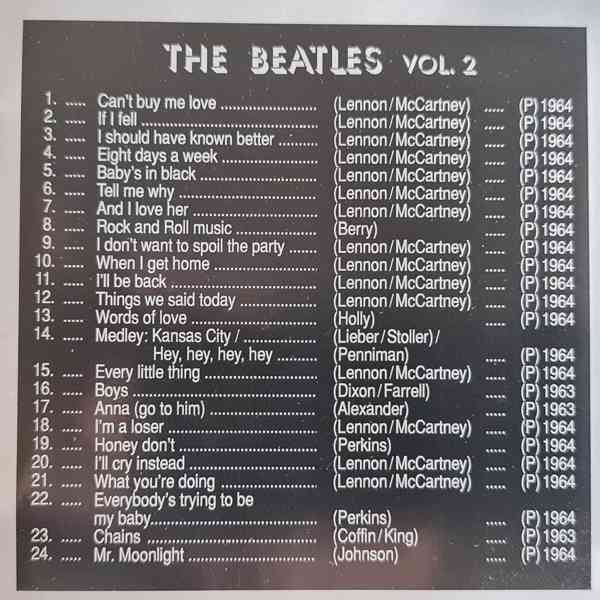 CD - THE BEATLES / Silver Edition (Vol.2) - foto 2
