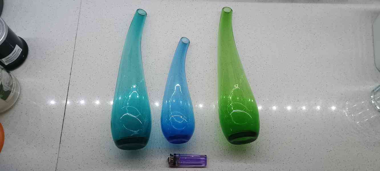 Skleněné vázy ZDARMA - foto 2