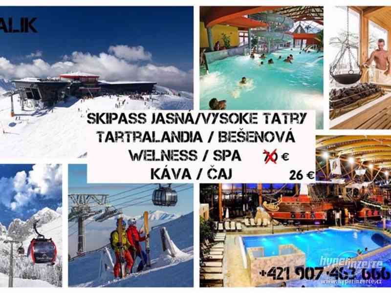 Skipass Jasna Chopok+Aquapark Tatralandia+wellness - foto 3