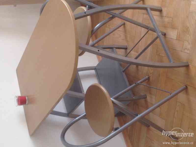 SET -stůl + 2 židle - foto 2