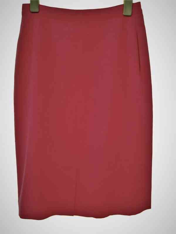 Kvalitní vlněná sukně s podšívkou, - foto 2