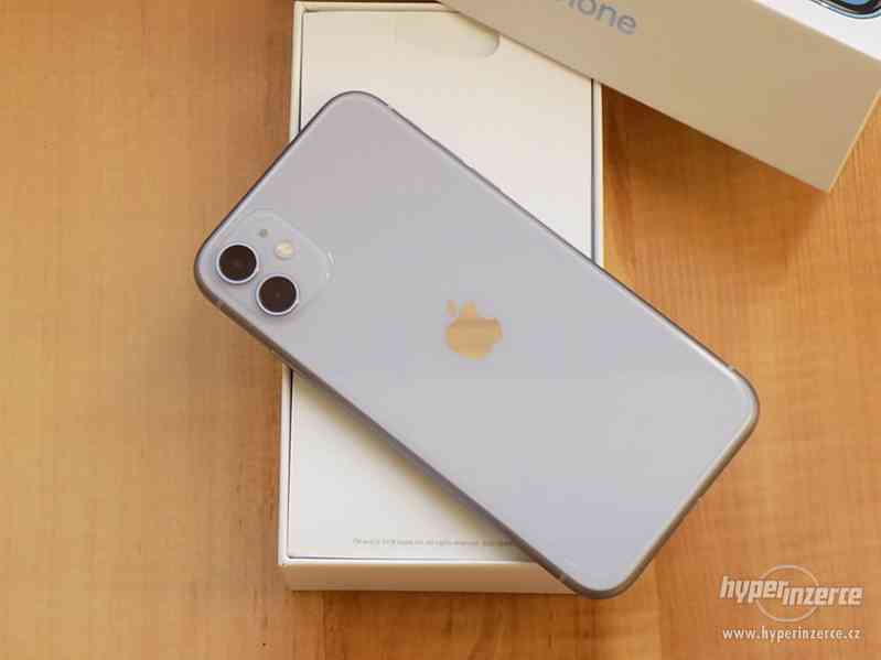 APPLE iPhone 11 128GB Purple - ZÁRUKA - TOP STAV - foto 6